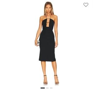 Cristabel Plunge Midi Dress